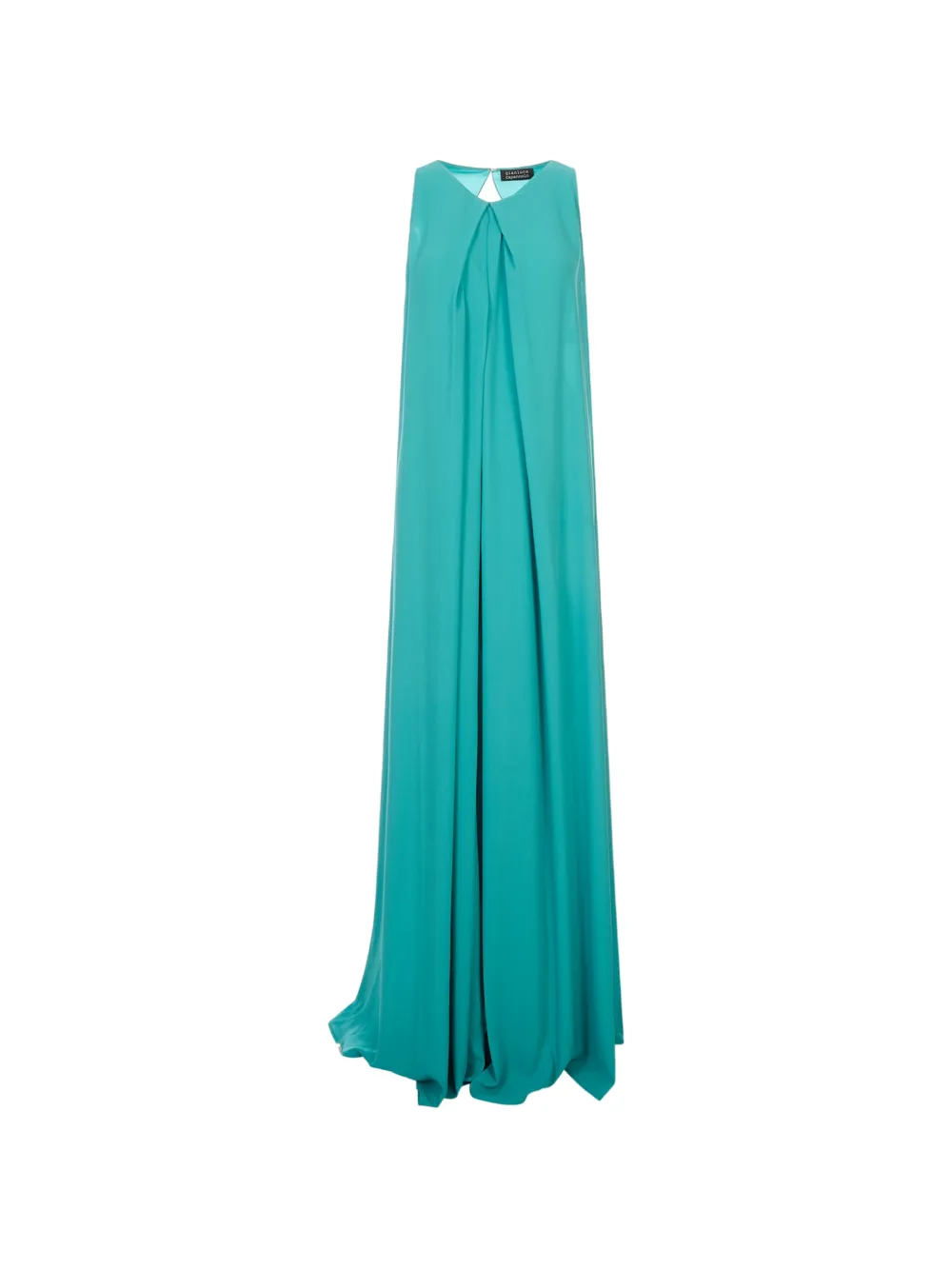 Gianluca Capannolo pleated sleeveless maxi dress - Blu