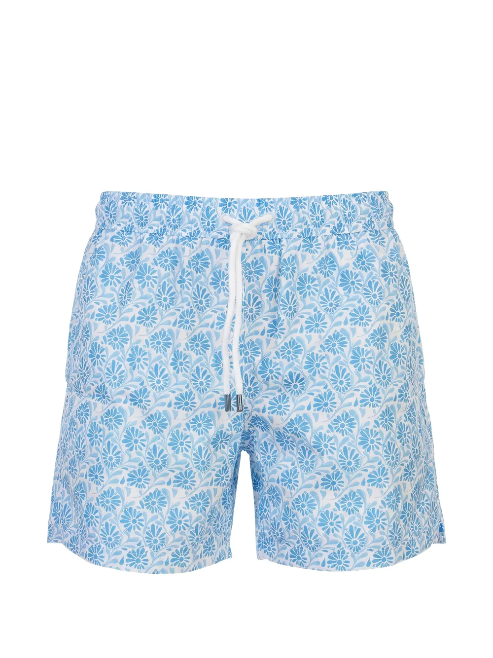 Fedeli floral-print swim shorts - Blu