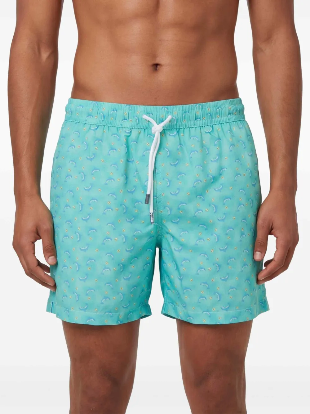Fedeli Zwembroek met print Blauw