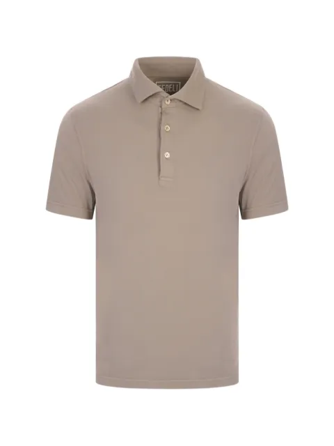 Fedeli short-sleeve polo shirt