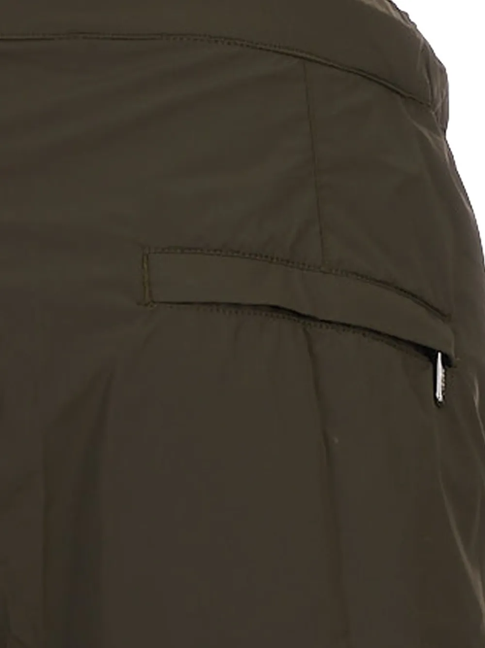 Fedeli Shorts met trekkoord en karabijnhaak Groen
