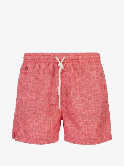 Kiton shorts de playa con cordones en la pretina