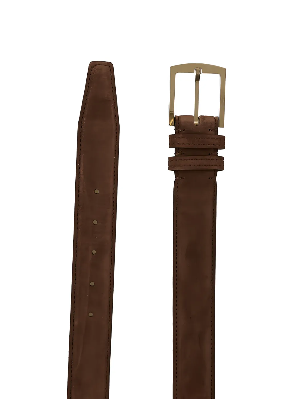 Kiton Suède gespriem Bruin