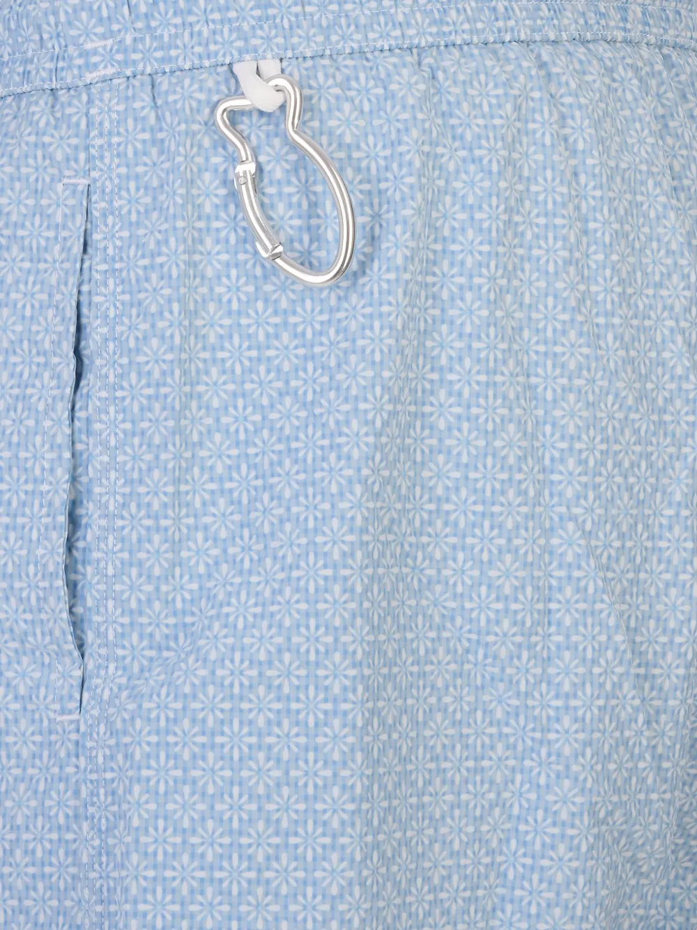 Fedeli Zwembroek met bloemenprint Blauw