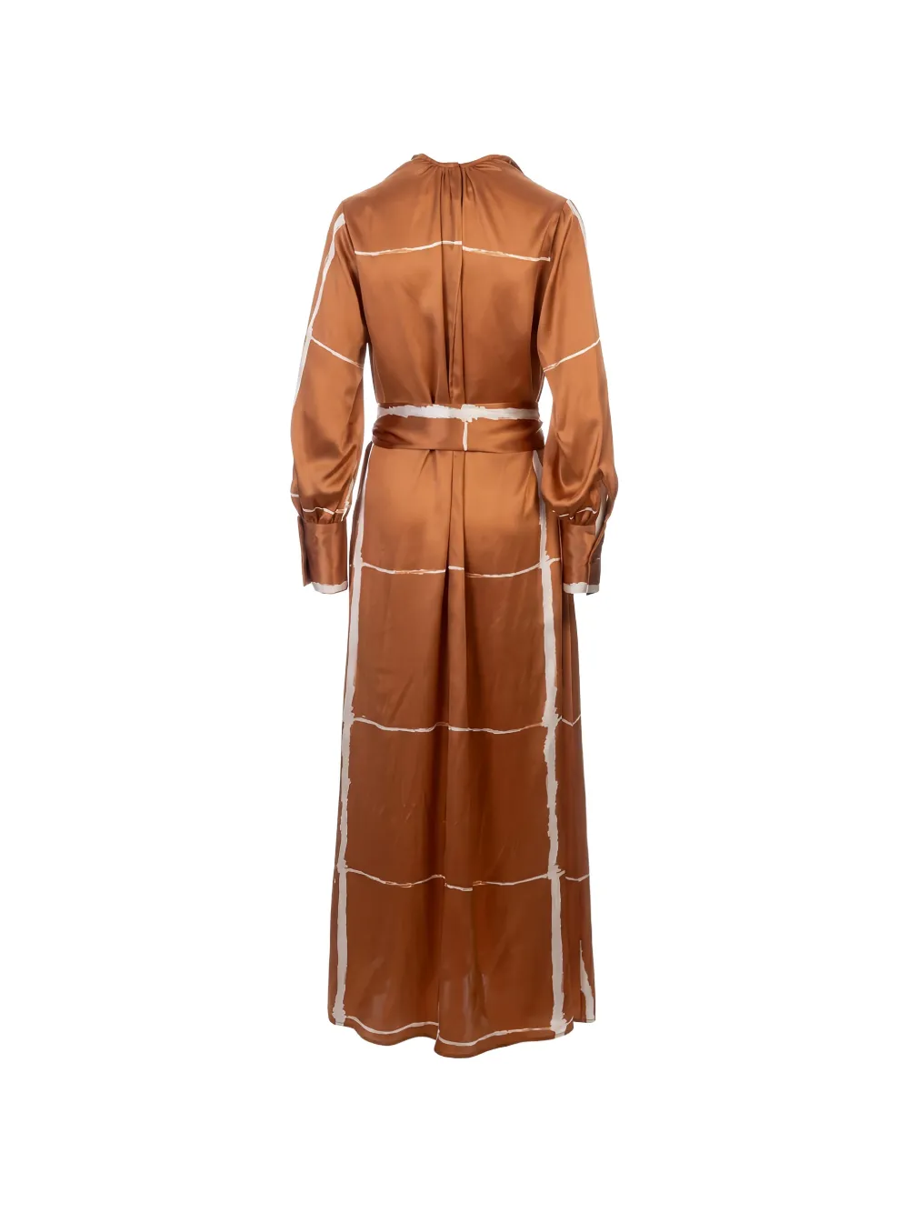 Kiton printed belted maxi dress Bruin