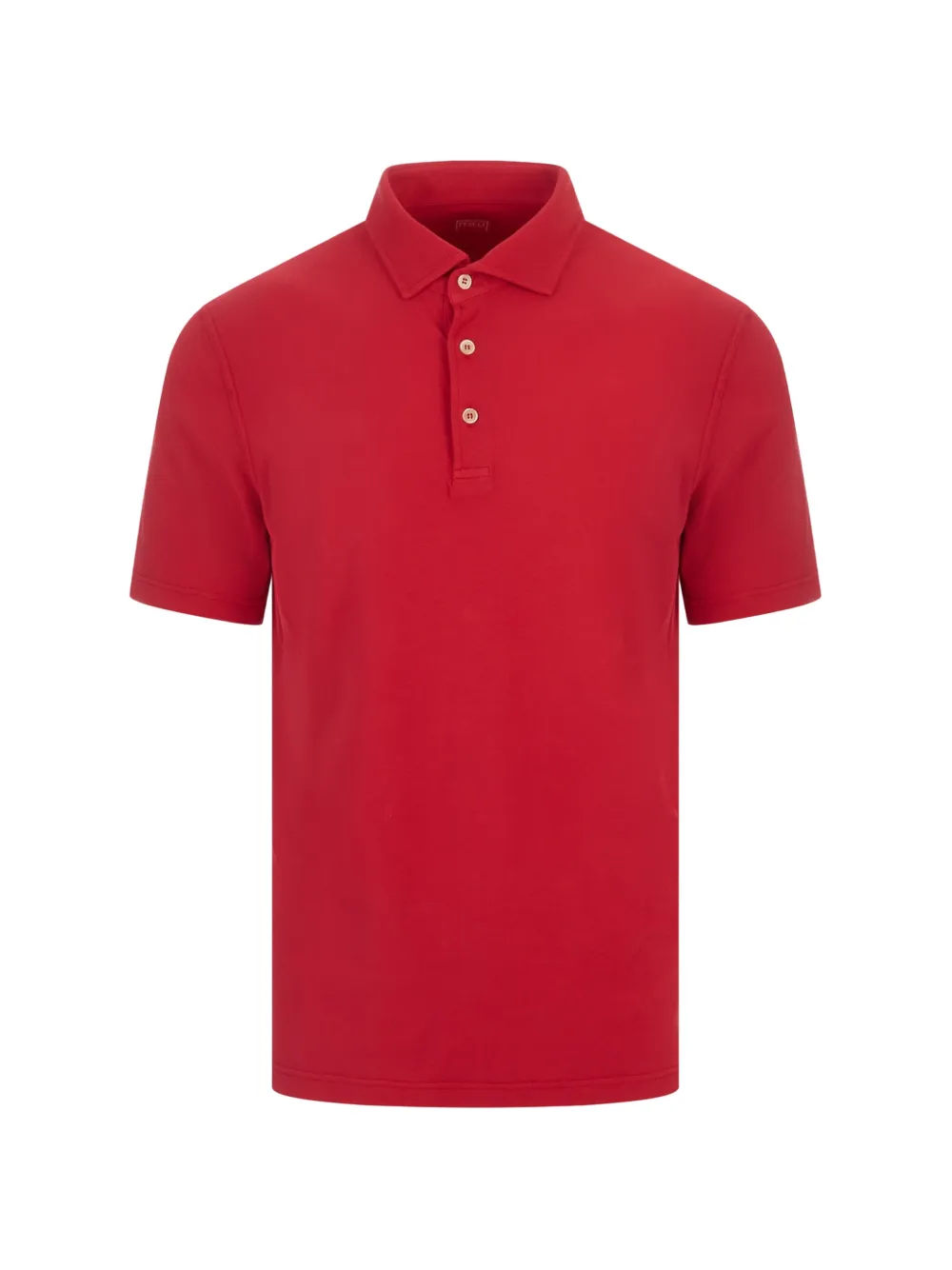 Fedeli short-sleeve polo shirt - Rosso