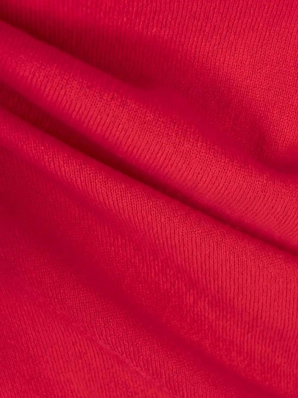 Fedeli ribbed-hem sweater Rood