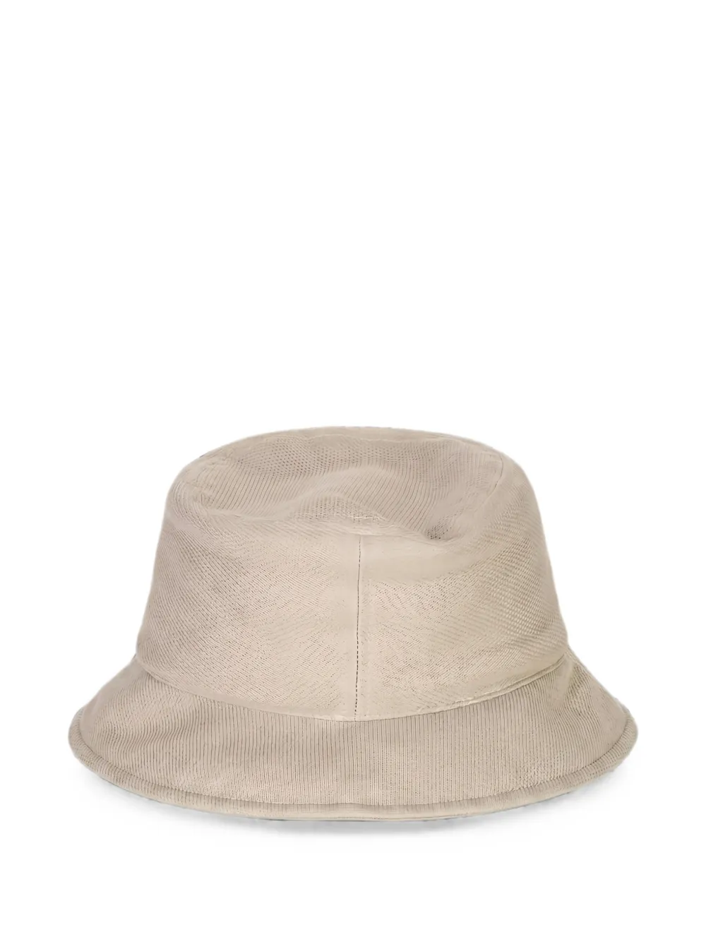 Kiton Vissershoed met geborduurd logo Beige