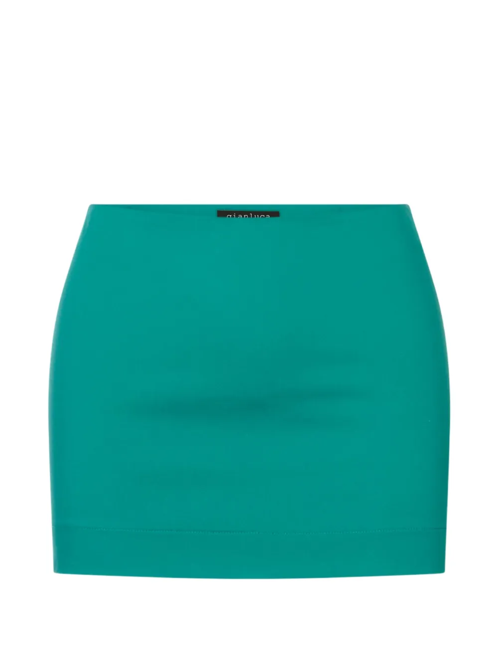 Gianluca Capannolo zip-fastening mini skirt - Verde