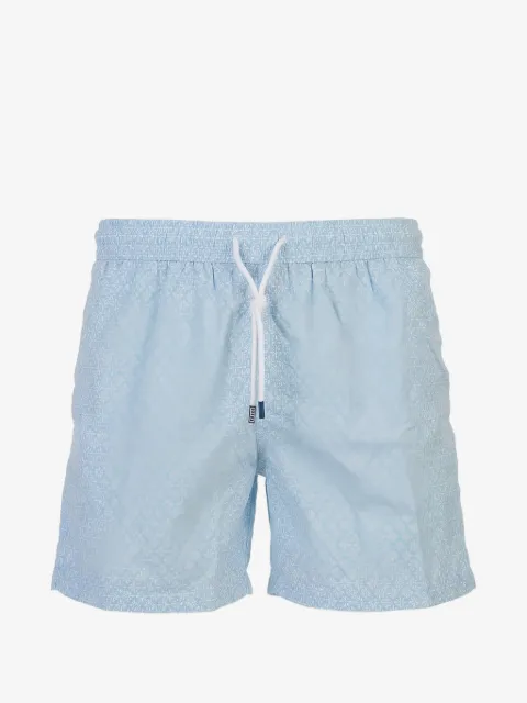 Fedeli shorts de playa con cordones y estampado floral