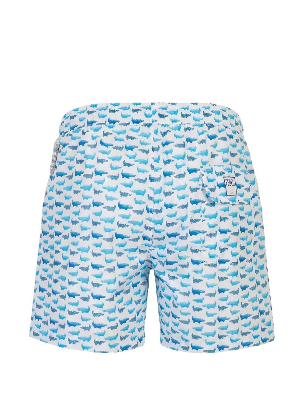 Fedeli 크로커다일 프린트 수영복 쇼츠 | 스윔 쇼츠 | Image 2