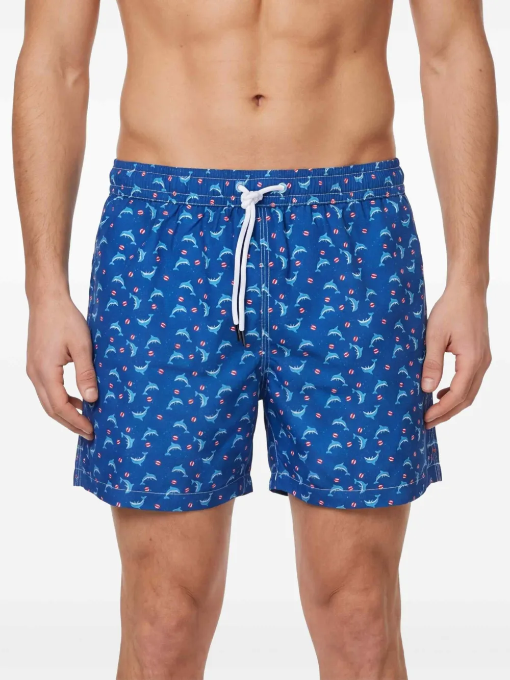 Fedeli Zwembroek met print Blauw