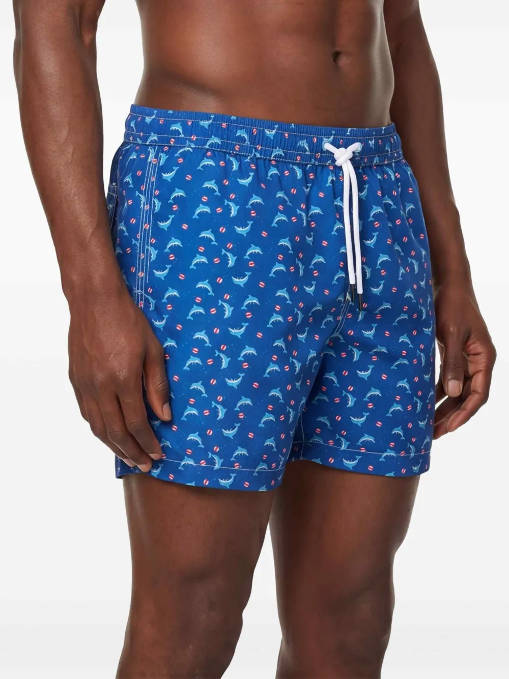 Fedeli Zwembroek met print Blauw