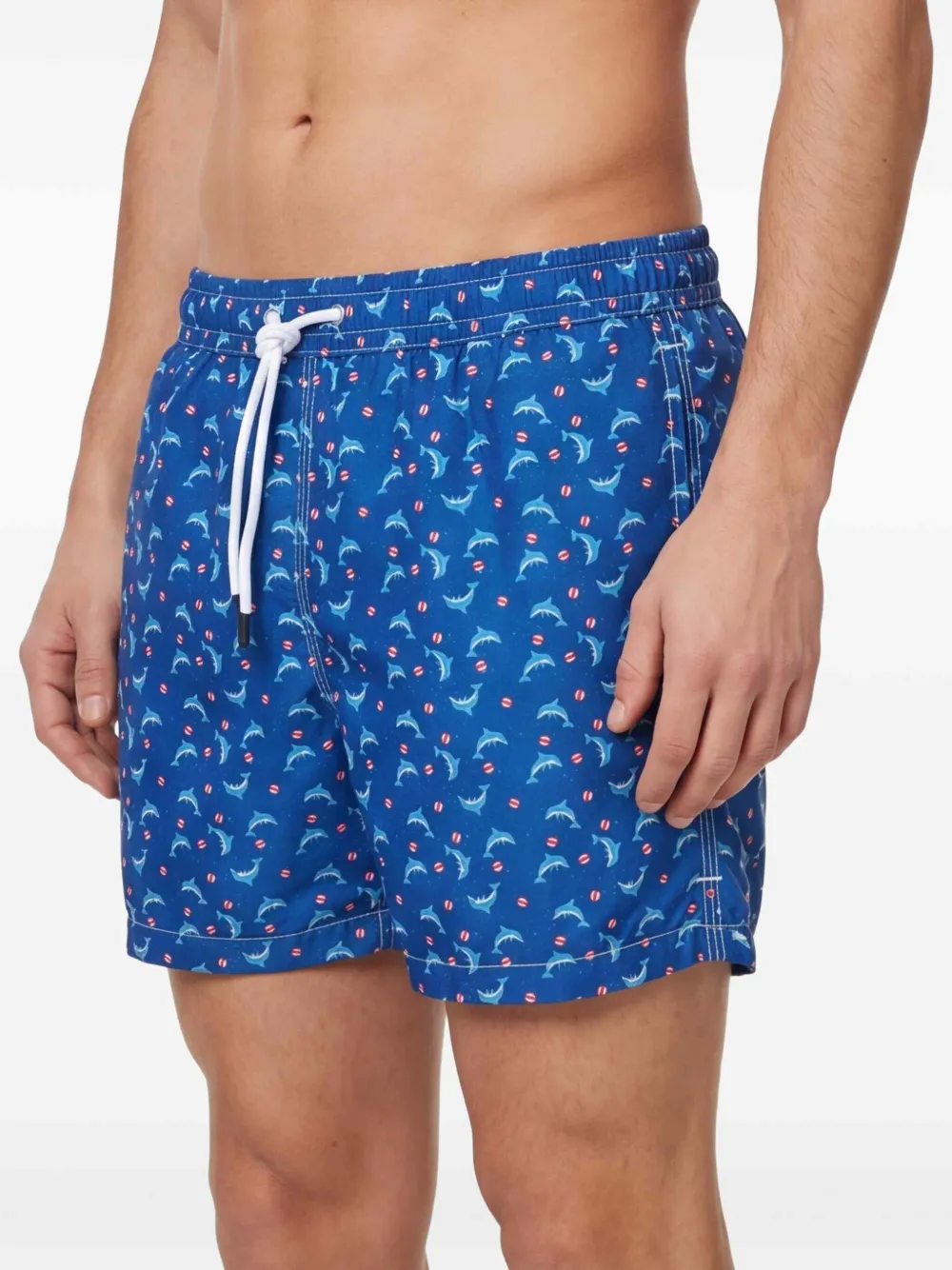 Fedeli Zwembroek met print Blauw