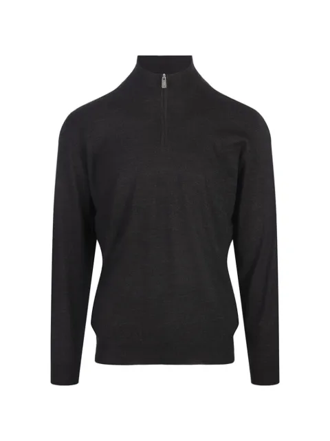 Fedeli zip high-neck sweater