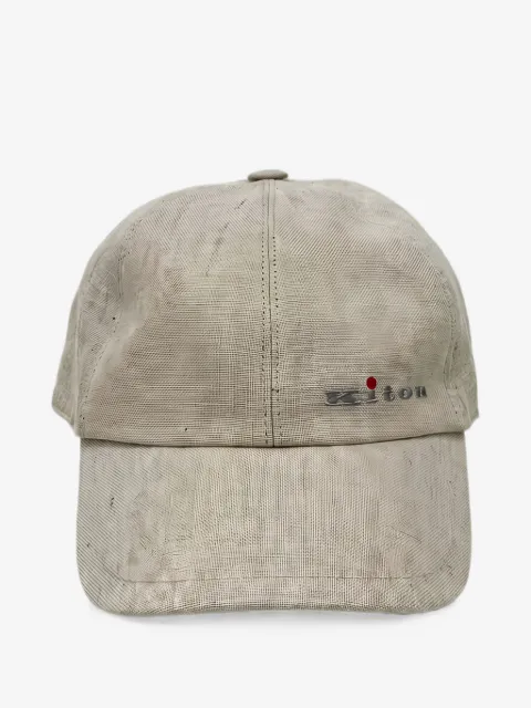 Kiton logo-embroidered baseball cap
