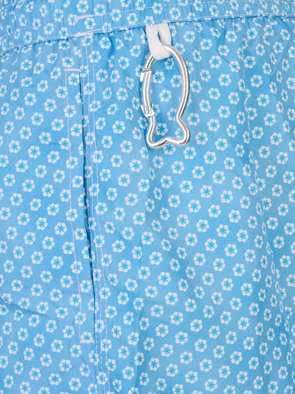 Fedeli Zwembroek met bloemenprint Blauw