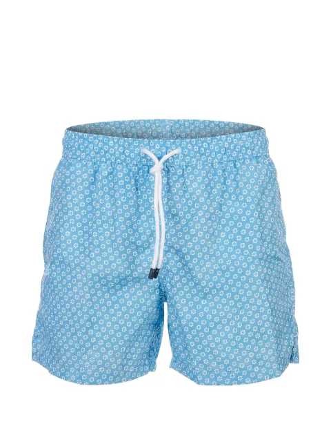 Fedeli floral-print swim shorts