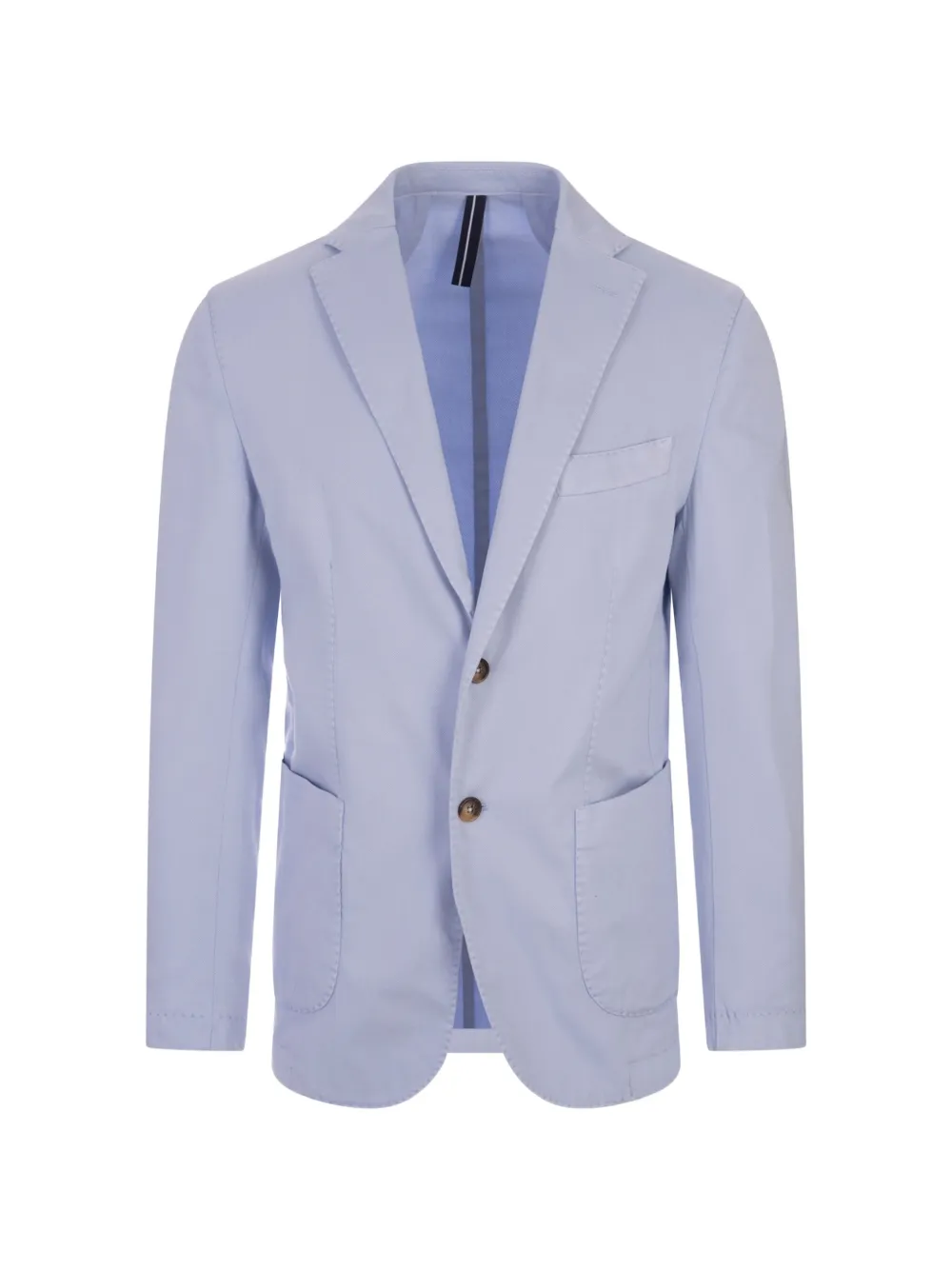 russocapri button oxford blazer - Blue