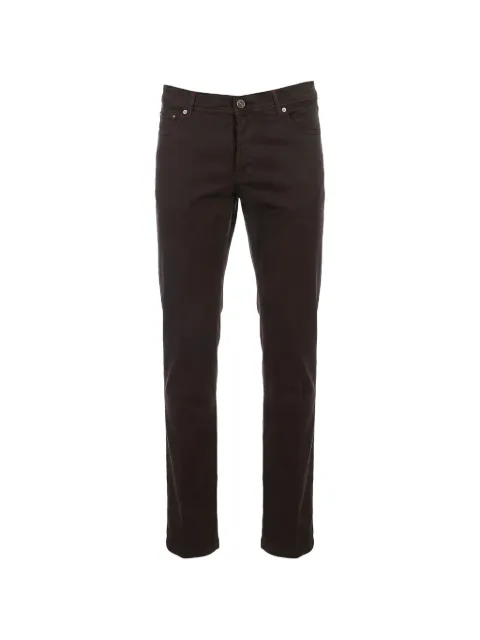 Kiton five-pocket straight-leg trousers