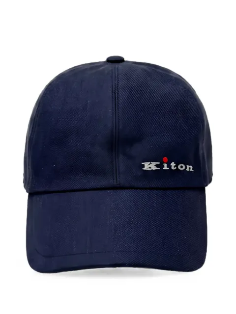 Kiton logo-embroidered baseball cap