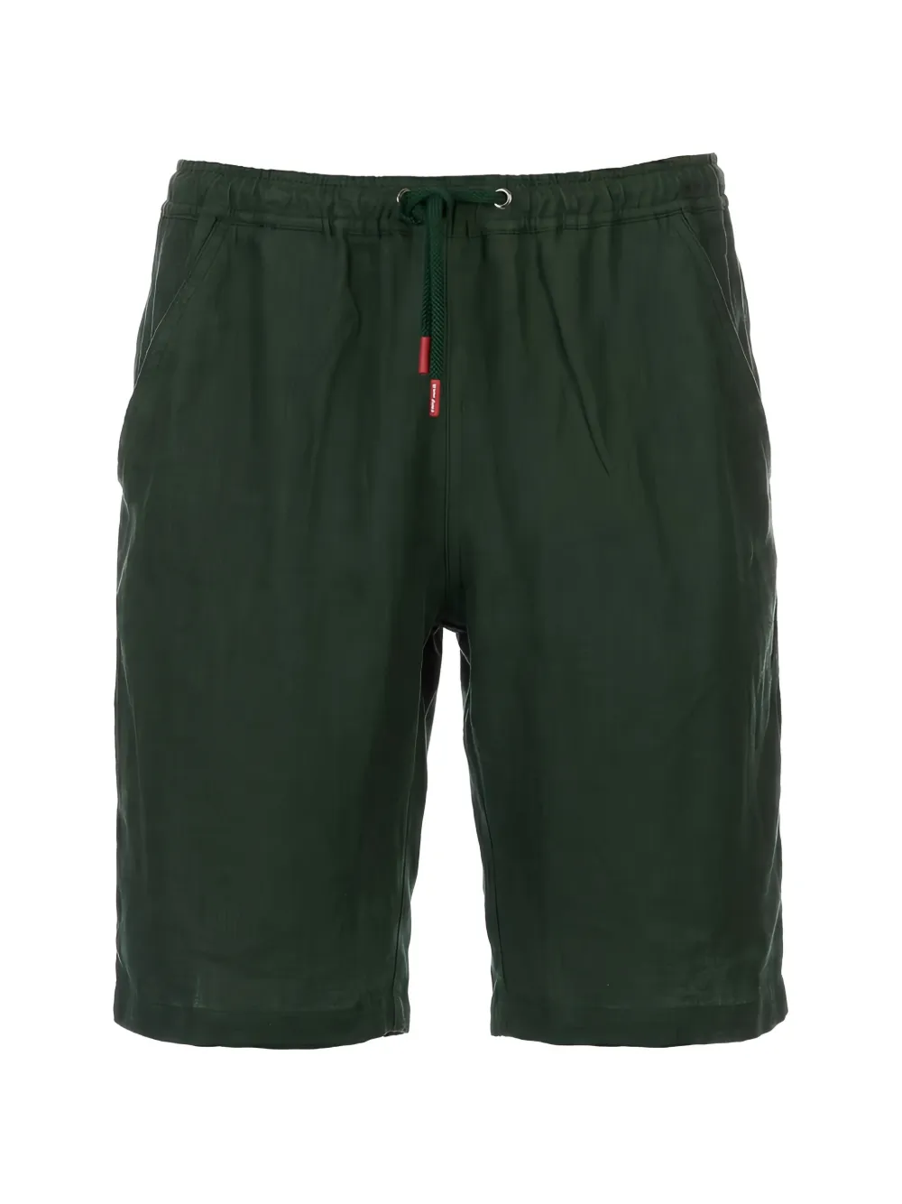 Kiton drawstring-waistband shorts - Verde