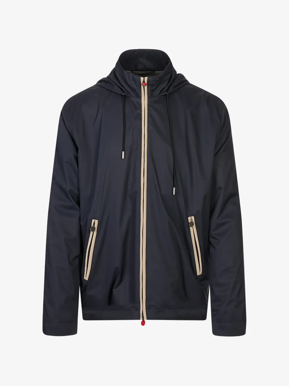 Kiton drawstring hooded jacket | Blue | Image 1