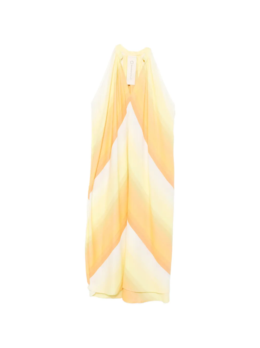 Marrakshi Life halter-neck dress - Giallo
