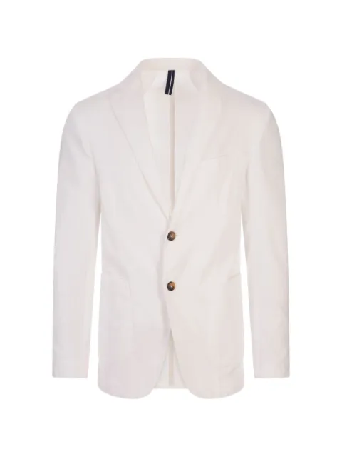 russocapri oxford button blazer