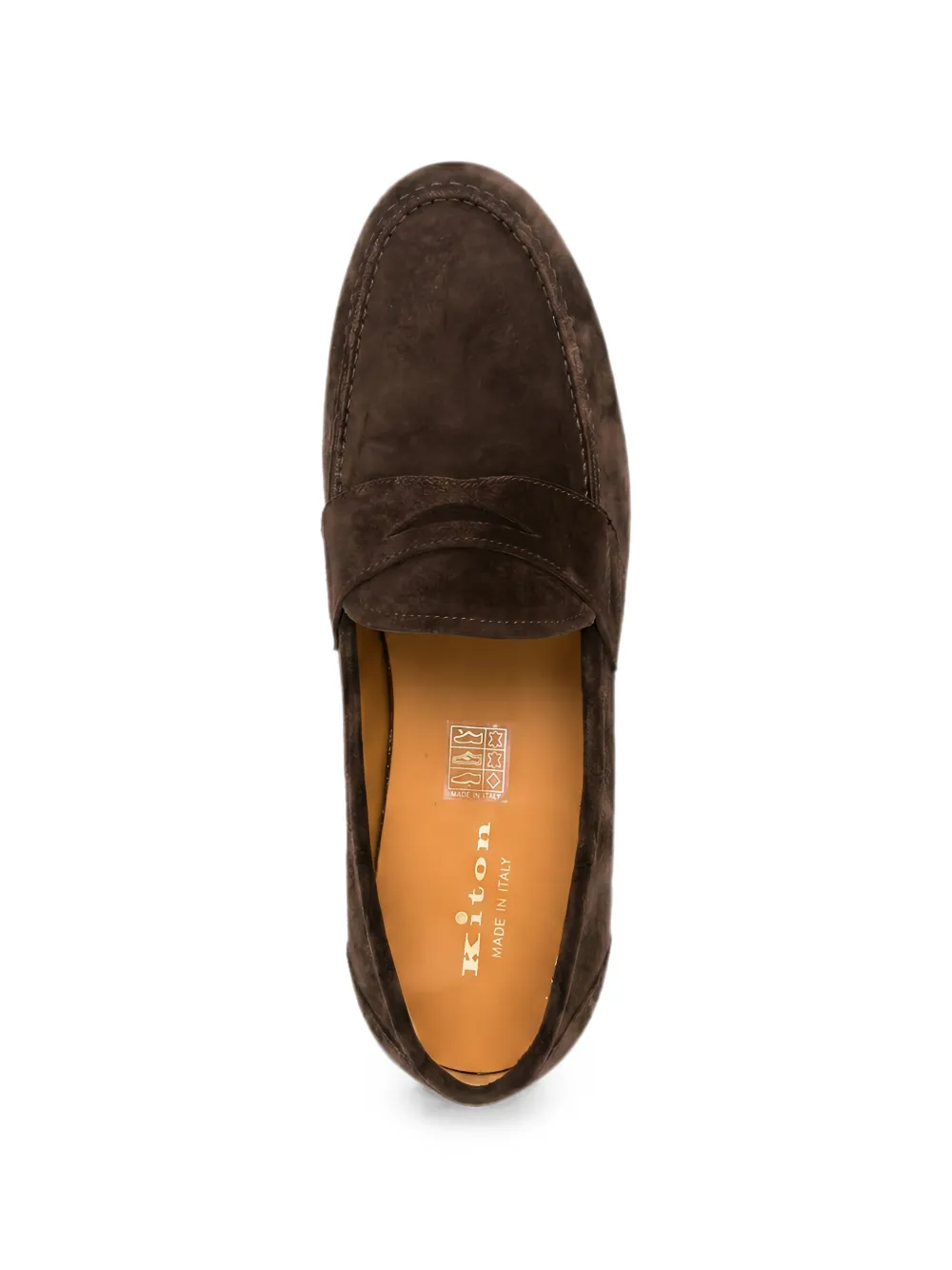 Kiton suede loafers Bruin