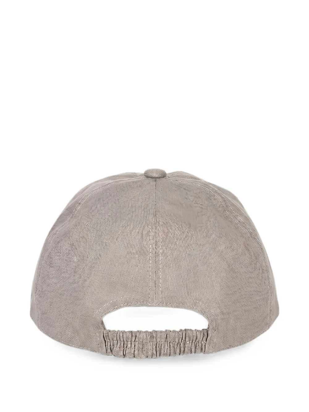 Kiton Honkbalpet met geborduurd logo Beige