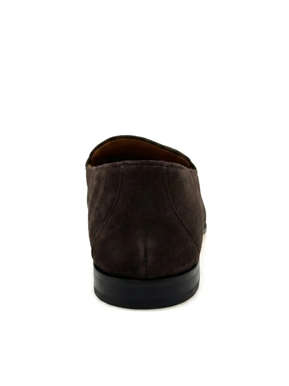 Kiton suede almond-toe loafers Bruin