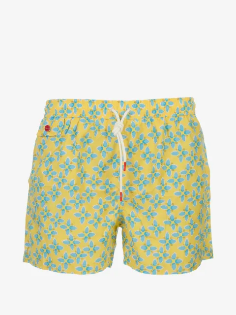 Kiton شورت سباحة بطبعة زهور