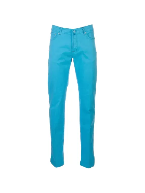 Kiton slim-cut trousers