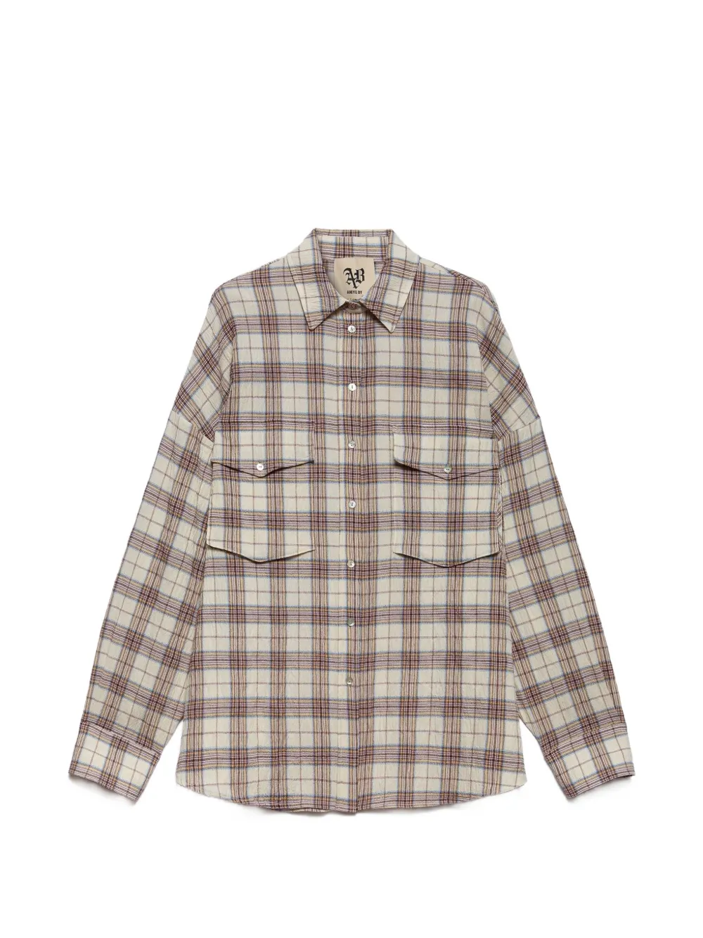 Aniye By Rodeo check pocket shirt - Toni neutri