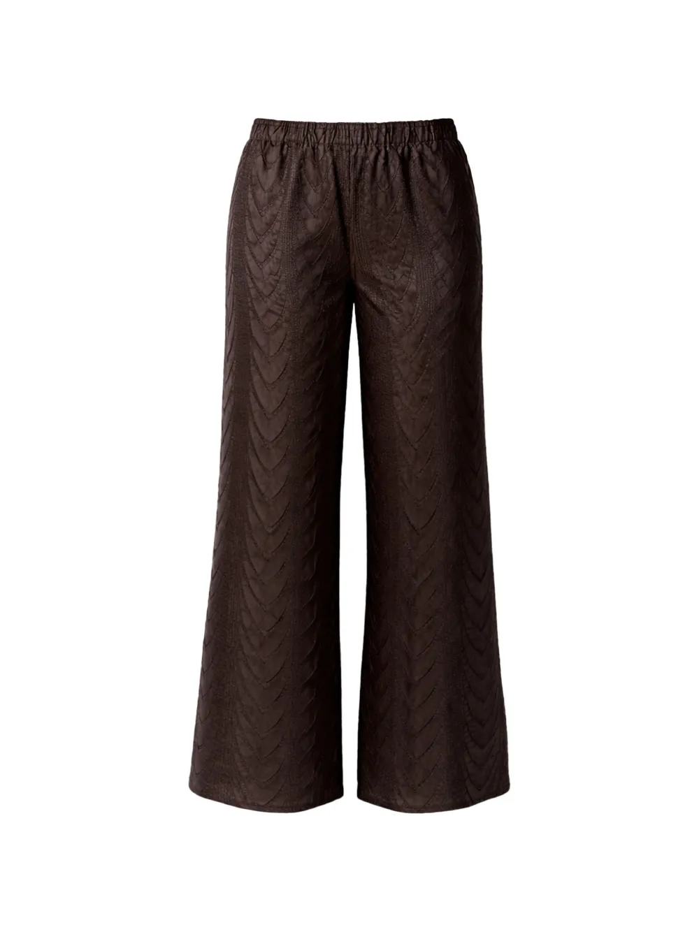MeimeiJ patterned trousers - Brown