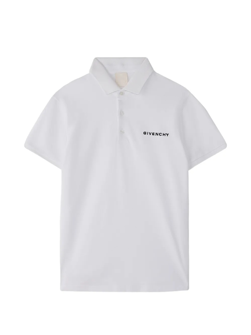 Givenchy Kids buttoned short-sleeve polo shirt - White