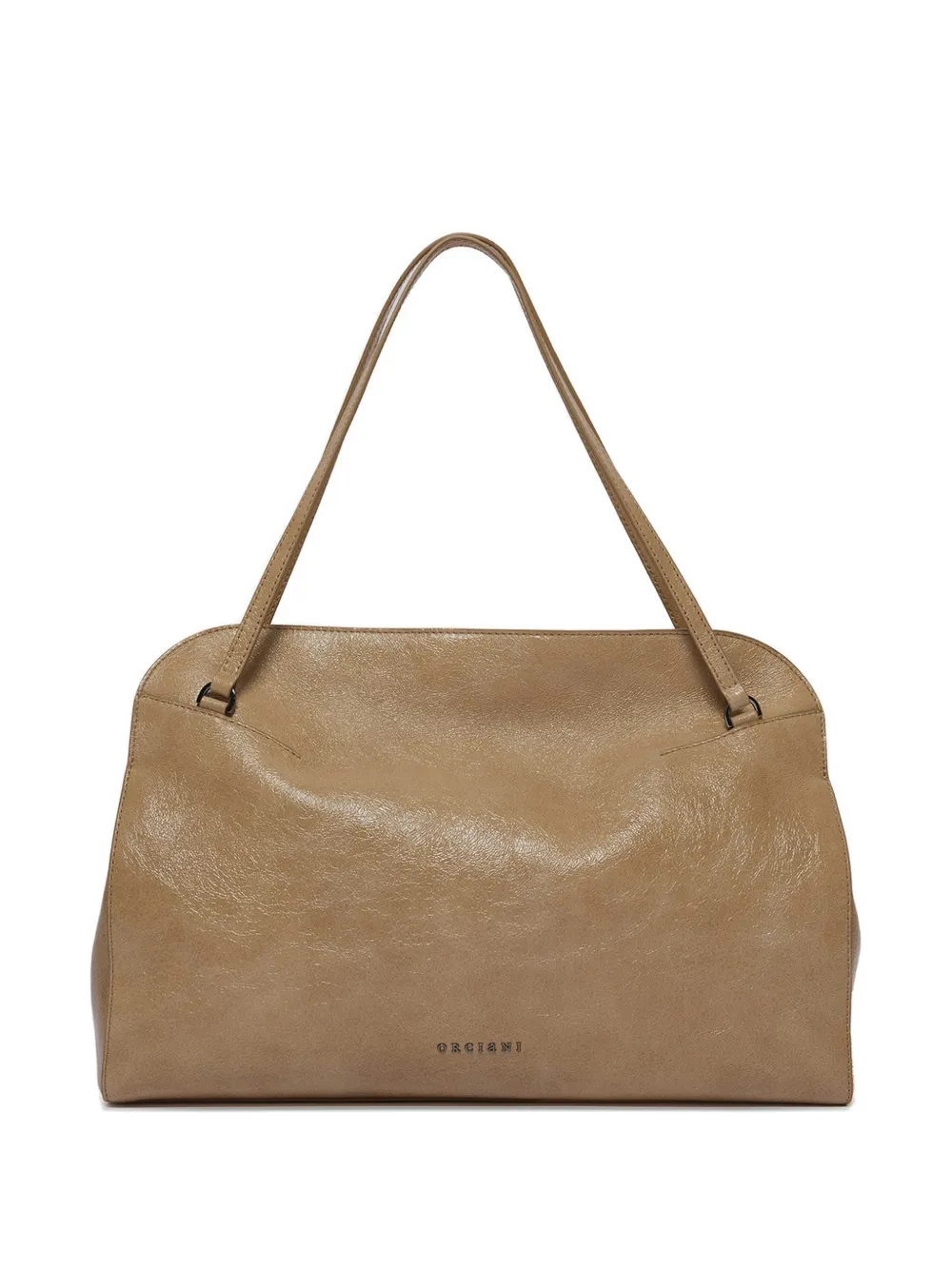 Orciani Lido shoulder straps leather tote bag - Toni neutri
