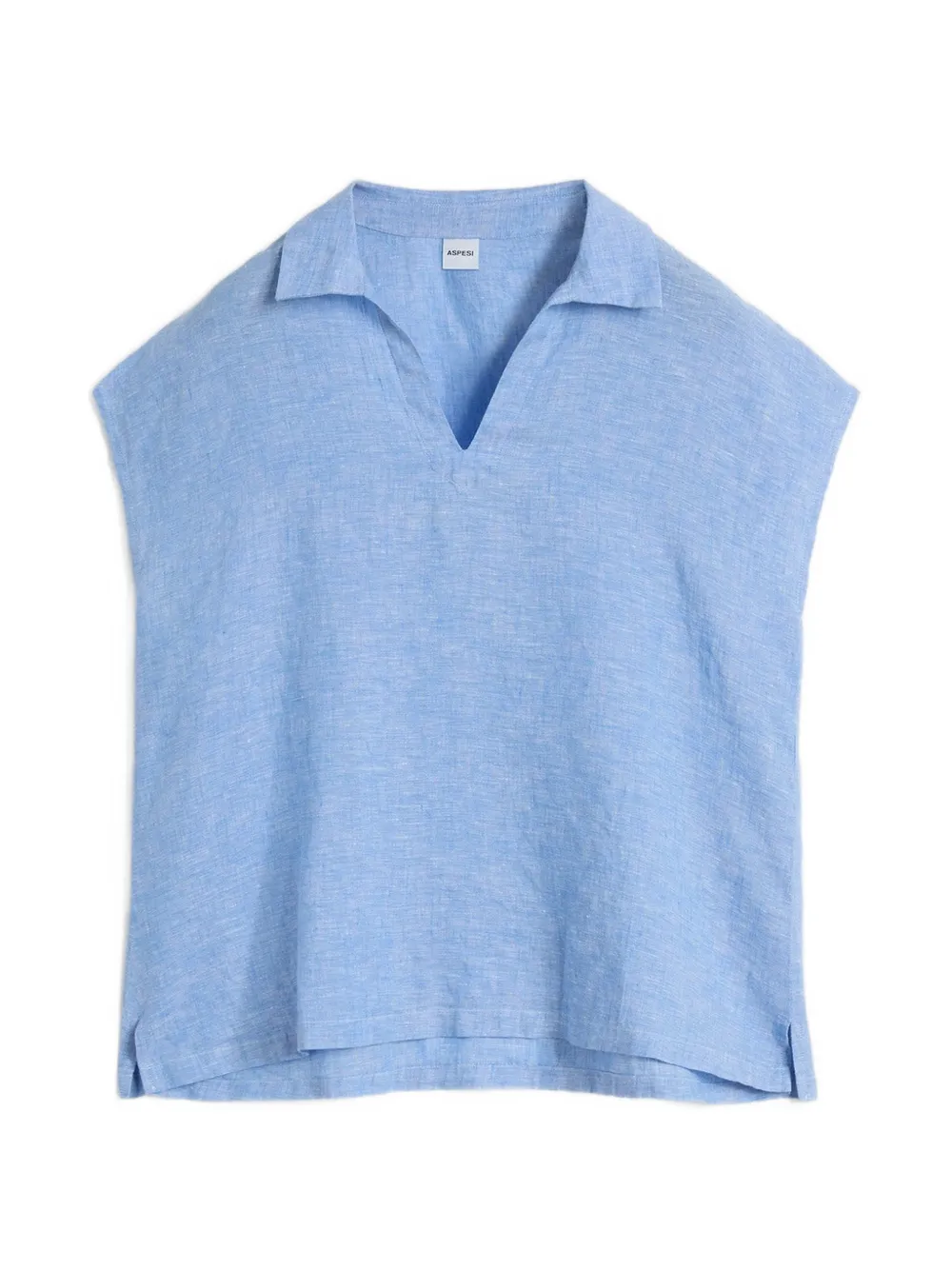 ASPESI V-neck top - Blu