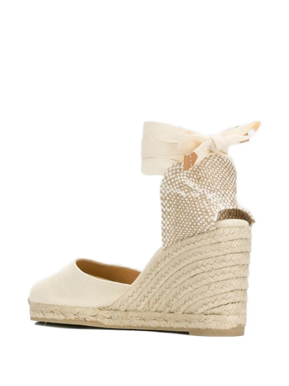 Castañer Carina tie-ankle espadrilles Wit