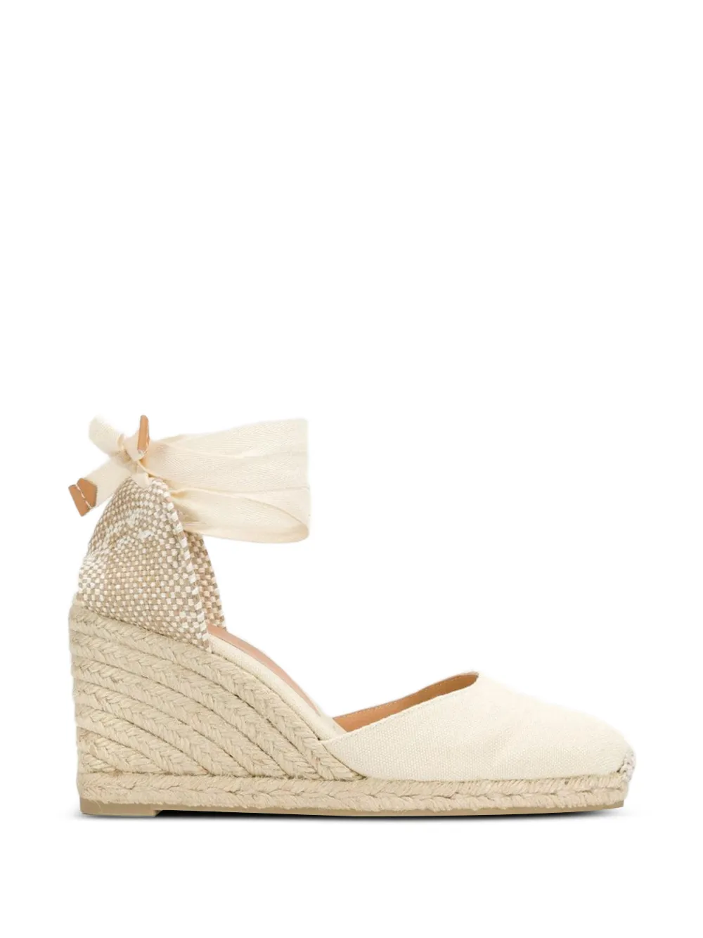 Castañer Carina tie-ankle espadrilles Wit