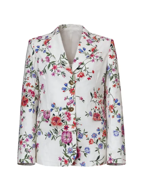 LIU JO floral button blazer