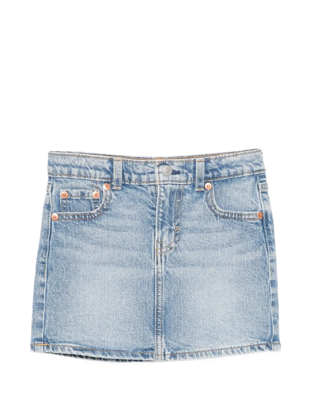 Levi's Kids belt-loop pocket skirt - Blu