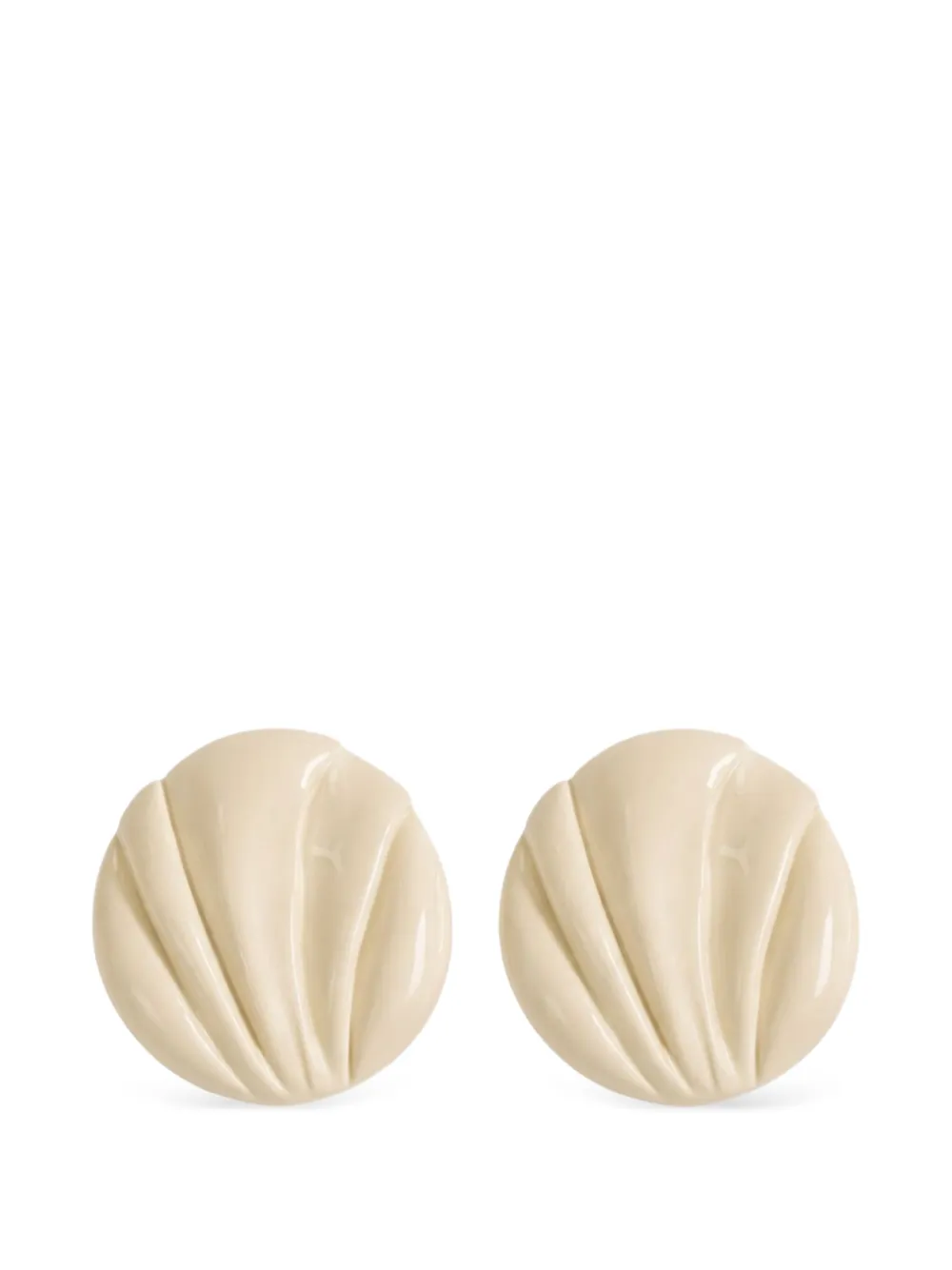 Chloé sculpted earrings - Neutrals