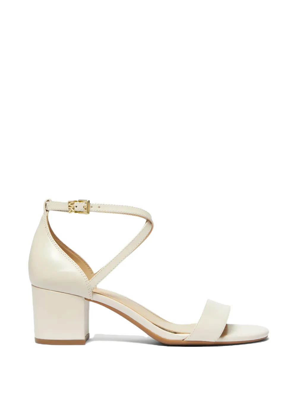 Michael Kors Serena sandalen met gekruiste bandjes Beige