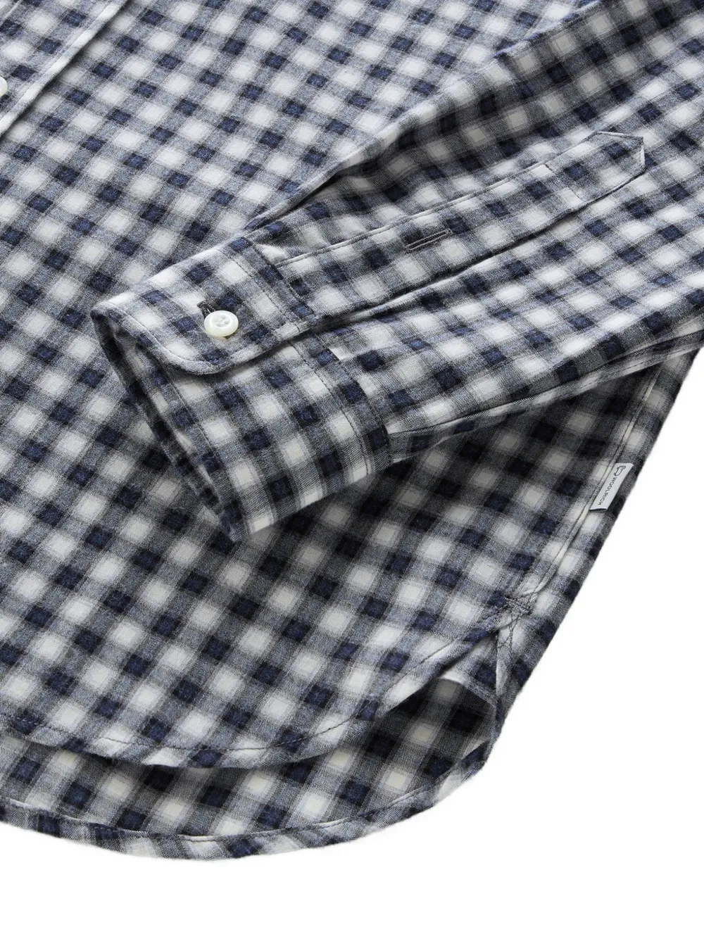 Woolrich Geruit overhemd met borstzak Blauw