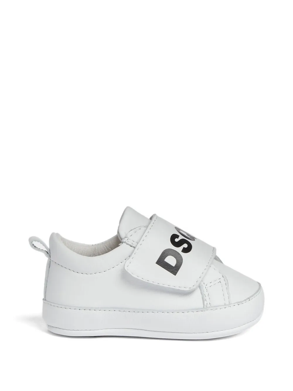 DSQUARED2 KIDS strap flat sneakers Wit