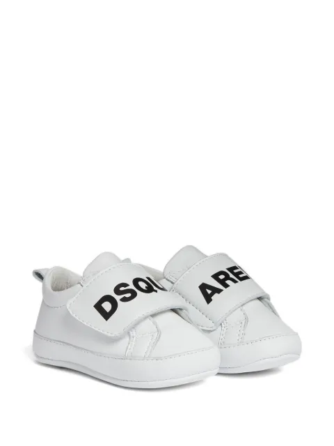 DSQUARED2 KIDS strap flat sneakers