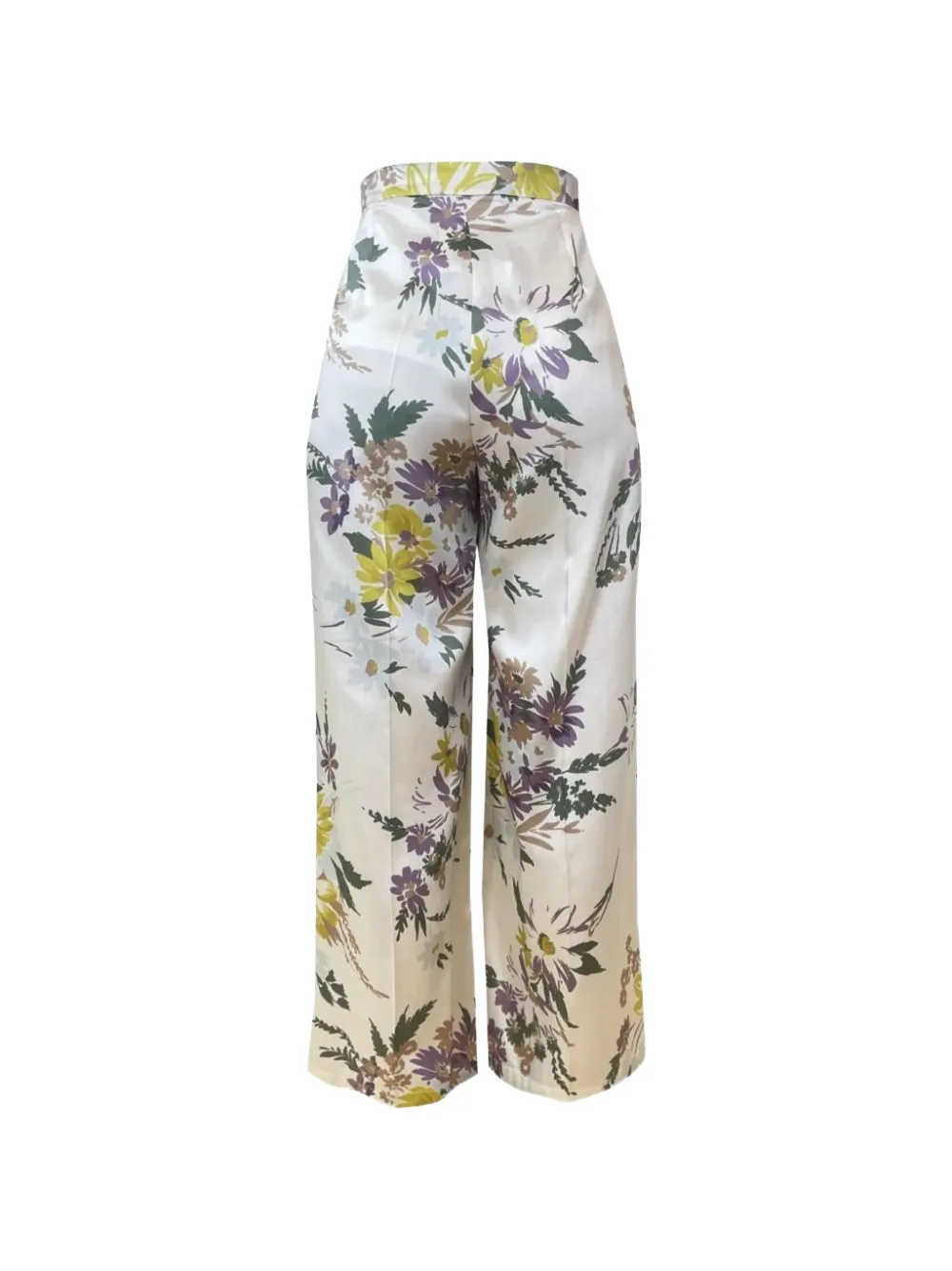  Marella Floral-pattern Trousers - Neutro 