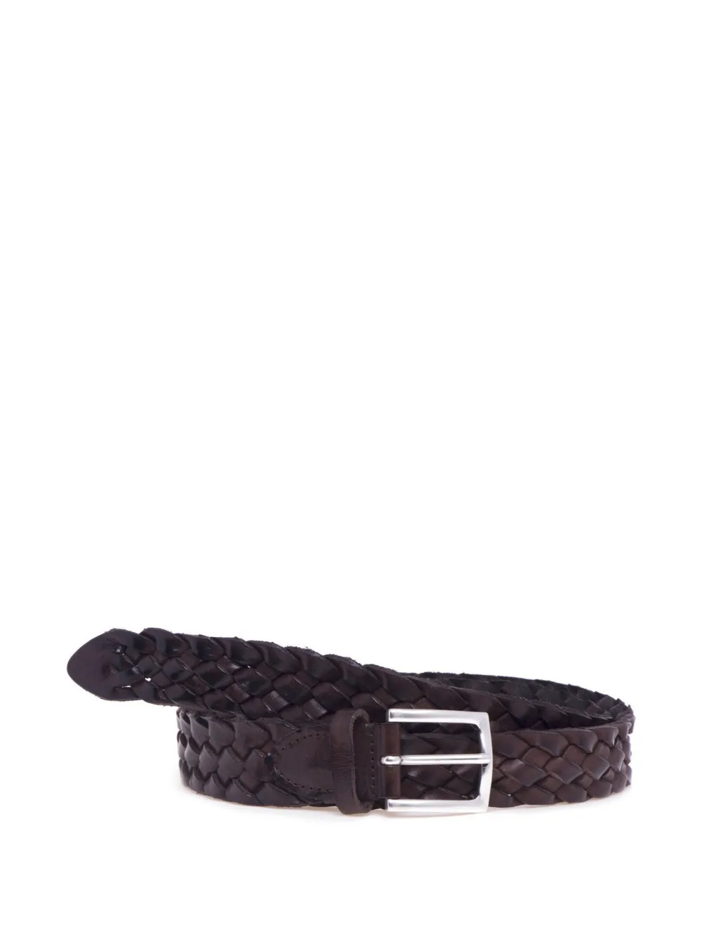 SERGIO GAVAZZENI woven belt - Braun